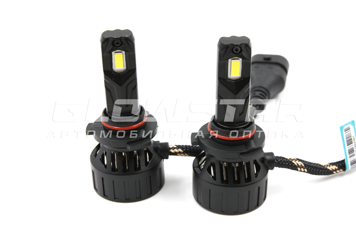 Cветодиодные лампы HB3 (9005) Sariti F8 с вентилятором, 12V, 40W, 5500K (комплект, 2шт) F8-HB3
