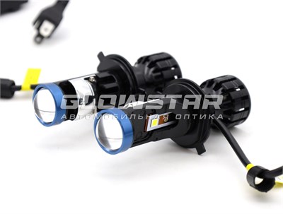 Мини-линзы H4 Projector lens P5, 30W (комплект, 2шт) LED-P5-H4