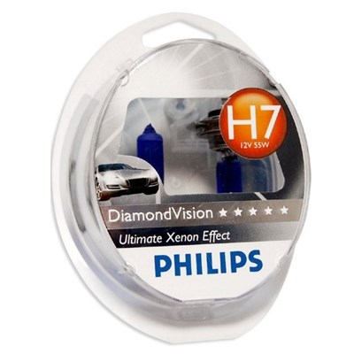 Галогеновые лампы Philips DiamondVision H7 (2шт) 363