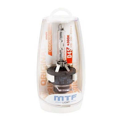 Ксеноновая лампа D4S MTF Original 4300K, 1шт 1129