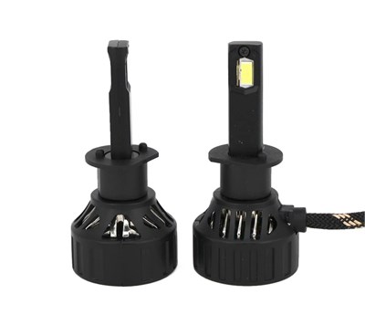 Cветодиодные лампы H1 Sariti F8 с вентилятором, 12V, 40W, 5500K (комплект, 2шт) F8H1