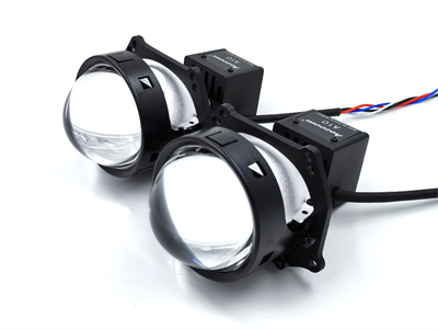Билед модули Aozoom A10 24 вольта, 3.0 дюйма, 2 чипа, 5500К, 24V, 58W/66W, крепление 3R (комплект, 2шт) A10-24V