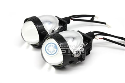 Светодиодные билед модули GTR MINI Bi-LED New 2.5 дюйма (Lumax i4), универсальные способы крепления (комплект 2шт.) 2165