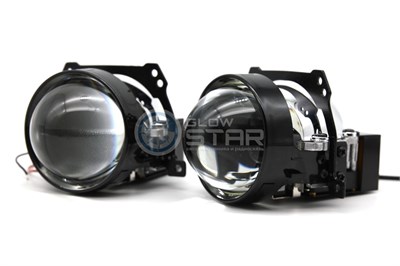 Светодиодные билед модули GTR MINI Bi-LED New 2.5 дюйма, крепление под рамку Hella 3R (комплект, 2шт) 2166
