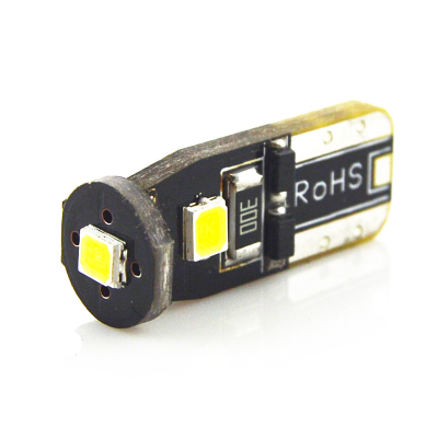 Светодиодная лампа T10 (W5W) 8G-3W, White (белый), 12v, 1шт 2343