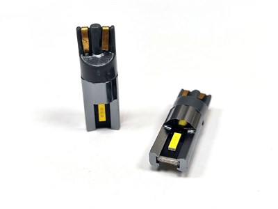 Светодиодная лампа W5W T10 2SMD 1860 9-30V CanBus, 1шт T10-11