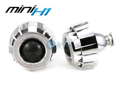 Биксеноновые линзы H1 2.5 дюйма Morimoto Double Angel Eyes с ангельскими глазками CCFL (двойные глазки) 844