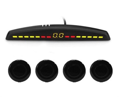 Парктроник CarProfi CP-LED118 Protective D19/22мм (на 4 датчика) Black 2481