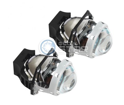 Светодиодные билед модули i8 Hella 3R Bi-Led Double Vision 3.0 дюйма, 2 чипа, крепление 3R (комплект, 2шт) i8-Double-Vision