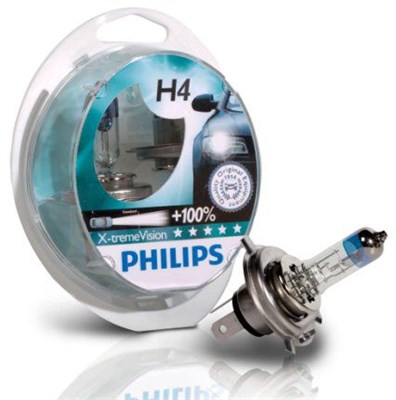 Галогеновые лампы Philips X-TremeVision H4 (2шт) 358