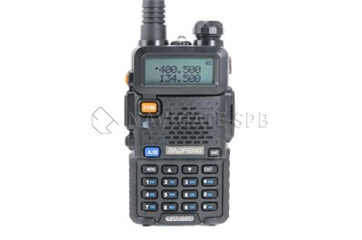 Рация Baofeng UV-5R Dual Band, UHF+VHF (136-174/400-520МГц) 8W, Li-on 7.4v/1800mAh, гарнитура 687