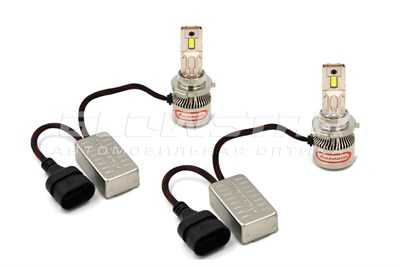 Aozoom P10/HB3-HB4 (9005/9006/9012) с вентилятором 12V 55W 3500Lm (комплект, 2шт) P10-HB3-HB4