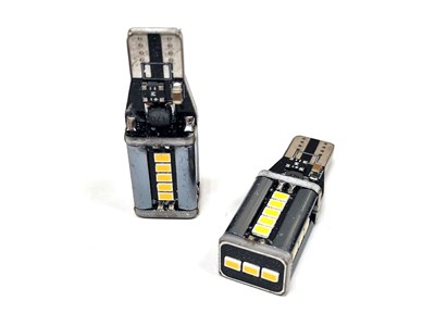 Светодиодная лампа W16W T15 19SMD 9-30V 4.5W CanBus, 1шт T15-19-SL