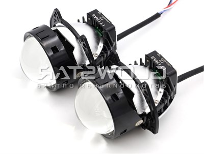 Билед модули Sariti S1 3.0 дюйма, 2 чипа, 5500K, 12V, 53W/62W, крепление 3R (комплект, 2шт) SS1