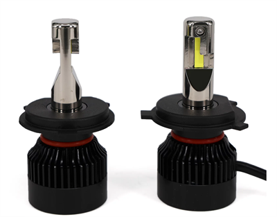 Светодиодные лампы H4 Sariti K5 с обманкой, с вентилятором, 5500K, 12V, 50W (комплект, 2шт) K5-H4
