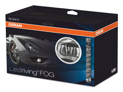 Дневные ходовые огни OSRAM LEDFOG102 BK12 (комплект) 2023