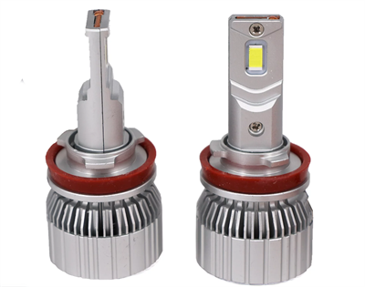 Светодиодные лампы H8/H9/H11/H16 Sariti T6 с вентилятором, 12V, 45W, 5500K (комплект, 2шт) T6H11