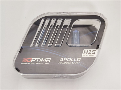 Галогенные лампы Optima Apollo H15 White 4500K, комплект 2 лампы GL-O-H15