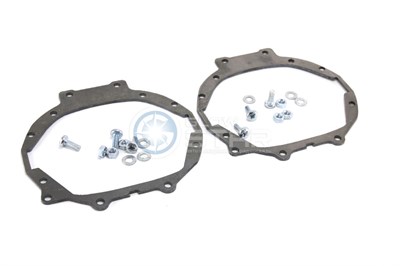 Mitsubishi Pajero 4 (2006-2014) под модуль Hella R New/Koito Q переходные рамки для замены линз (комплект, 2шт) R-090