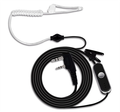 Гарнитура Kenwood EMC-4 скрытого ношения (с прозрачным звуководом) 588