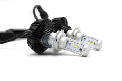 Светодиодные лампы CP-ZES H7, 12-24V, 25W, чипы LUXEON ZES, световой поток 4000Lm, возможность юстировки (комплект, 2шт) 242