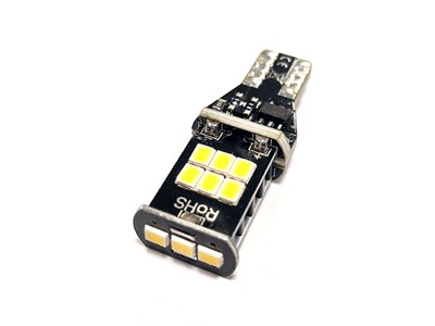 Светодиодная лампа W16W T15-11W-2835-15SMD-PY-8G (белый), 1шт T15-15