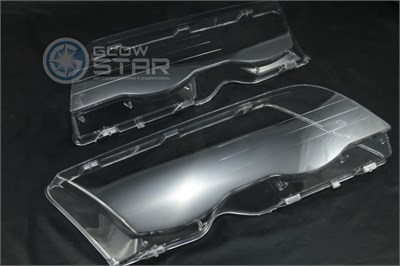 Стекло для фары BMW E46 (1998-2001) правое (R), 1шт 1170