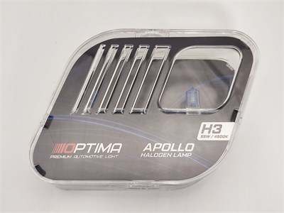 Галогенные лампы Optima Apollo H3 White 4500K, комплект 2 лампы GL-O-H3