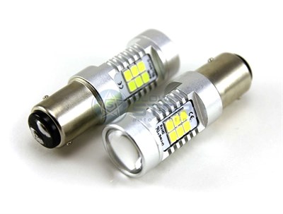 Светодиодная лампа P21/5W 1157-4G21-2835-21SMD (белый), 1шт SL-09