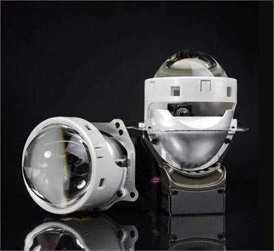 Светодиодные билед модули Aozoom A7 43/45w, 3.0 дюйма, два чипа, два отражателя, 5500K, 12v, крепление 3R, драйвер встроенный (комплект, 2шт) A7-OLD