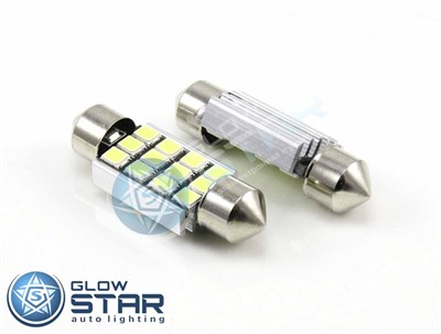 Светодиодная лампа C5W-2835-12SMD-36ММ CANBUS, 1шт 941
