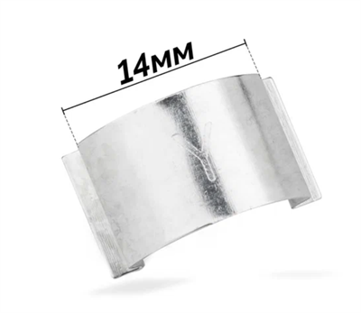 Скоба для крепления стекла фары к корпусу металлическая 14мм 24-Tools-14mm