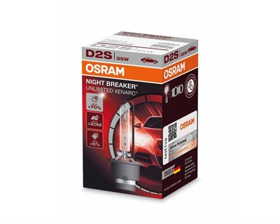 Ксеноновая лампа D2S OSRAM 66240XNB Night Breaker Unlimited Xenarc, (+70%), 35W, 1шт 1581