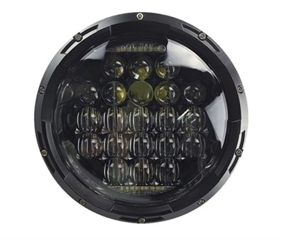 Светодиодная фара GSR-LED-7дюймов-75W-5DL Black, CREE, DRL, 1шт 2047