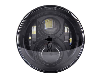 Светодиодная фара GSR-LED-7 дюймов-60W-RD Black, CREE, 1шт 2048