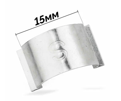 Скоба для крепления стекла фары к корпусу металлическая 15мм 24-Tools-15mm