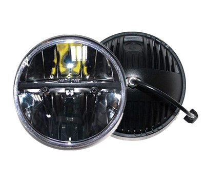 Светодиодная фара GSR-LED-7 дюймов-30W-RR Black, CREE ETI 15W, 1шт 2045