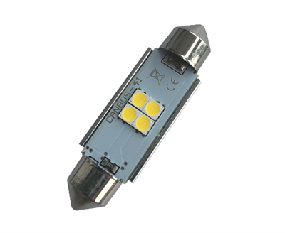 Светодиодная лампа C5W 3030-4SMD-41MM CanBus 5000K 4W 12v, 1шт 4SMD-41MM