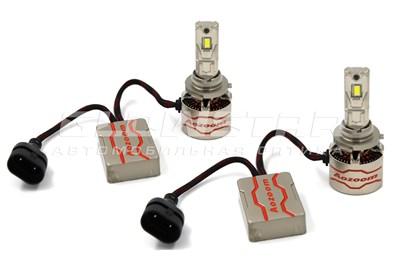 Aozoom P11 HB3/HB4 (9005/9006/9012) с вентилятором 12V 75W 8500Lm (комплект, 2шт) P11-HB3/HB4