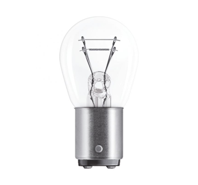 Лампа Osram P21/4W 7225 12V BAZ15d (со смещением контактов) 1157, 1шт 7225