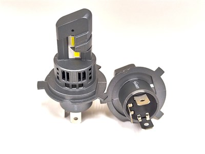 Cветодиодные лампы H4 Sariti E4P с вентилятором, 12V, 25W, 5500K (комплект, 2шт) E4PH4