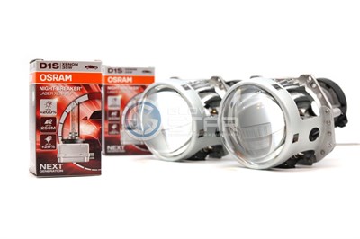Комплект Hella 3R с ксеноновыми лампами D1S OSRAM 66140XNL Night Breaker Laser Xenarc (+200%) 2219