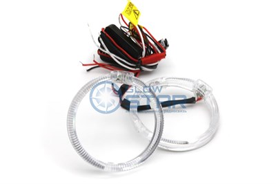 Светодиодные кольца LED Cree - 80мм, с драйвером (комплект, 2шт) RING-LED-80mm