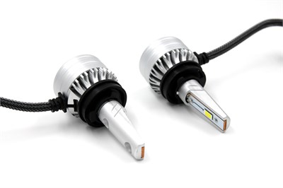 Светодиодные лампы H8/H9/H11/H16 Aozoom ALH-08 в штатную линзу с вент-ром, 12V, 35W, 6000K (комплект, 2шт) ALH08H11