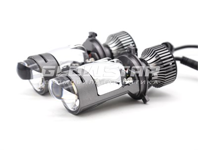 Мини-линзы H4 MINI M01K, 55W, 12V (комплект, 2шт) LED-M01K
