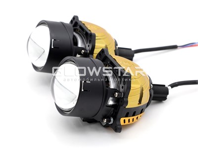 Билед модули Aozoom A15 2.5 дюйма, 2 чипа, 5500K, 12V, 58W/65W, крепление 3R и съемное гаечное (комплект, 2шт) A15-2.5-5500-12V