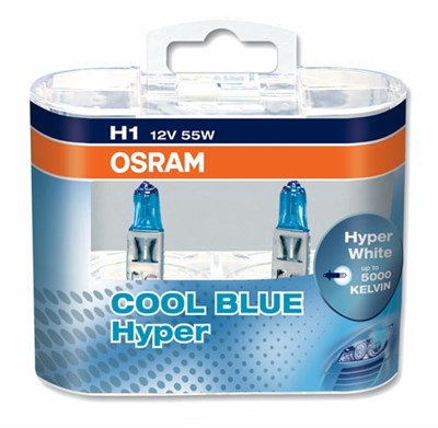 Галогеновые лампы Osram Cool Blue Hyper H1 (2шт) 370