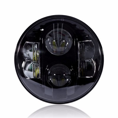 Светодиодная фара 7 дюймов головного света круглая, 80W, ближний и дальний свет (Jeep Wrangler, Harley-Davidson, Mercedes G-class и др.), 1шт. 1167