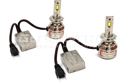 Aozoom P13/H7 с вентилятором 12V 100W 11000Lm (комплект, 2шт) P13-H7
