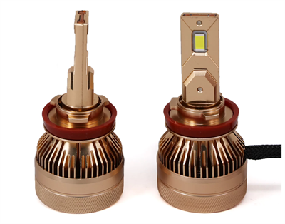 Светодиодные лампы H8/H9/H11/H16 Sariti T3 с вентилятором, 12V-24V, 50W, 6000K (комплект, 2шт) T3H11